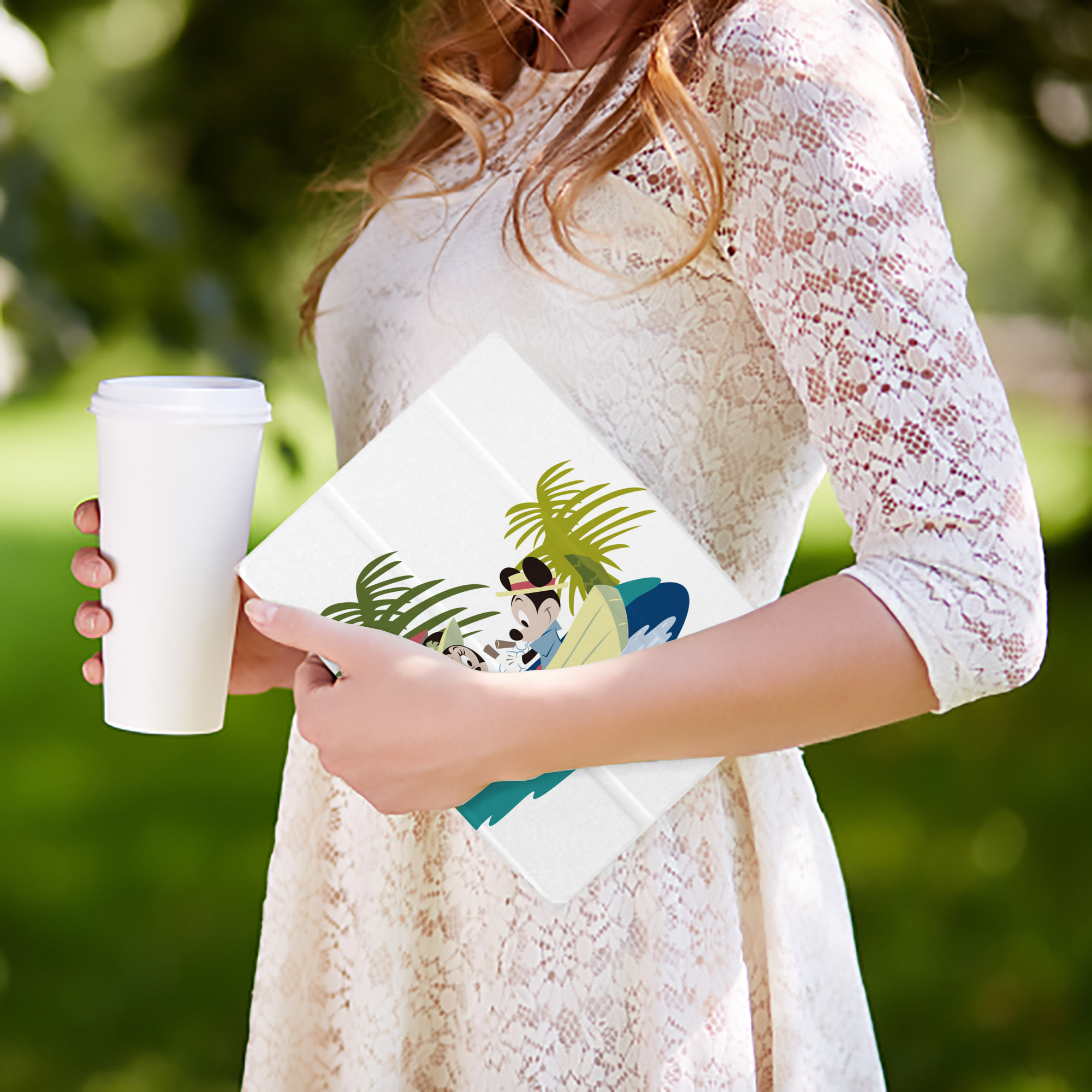 ミッキーマウス Mickey Mouse IPad ケース ペン収納付き 三つ折りスタンド PUレザー×シリコン 対応機種9.5/10.5/10.9インチ