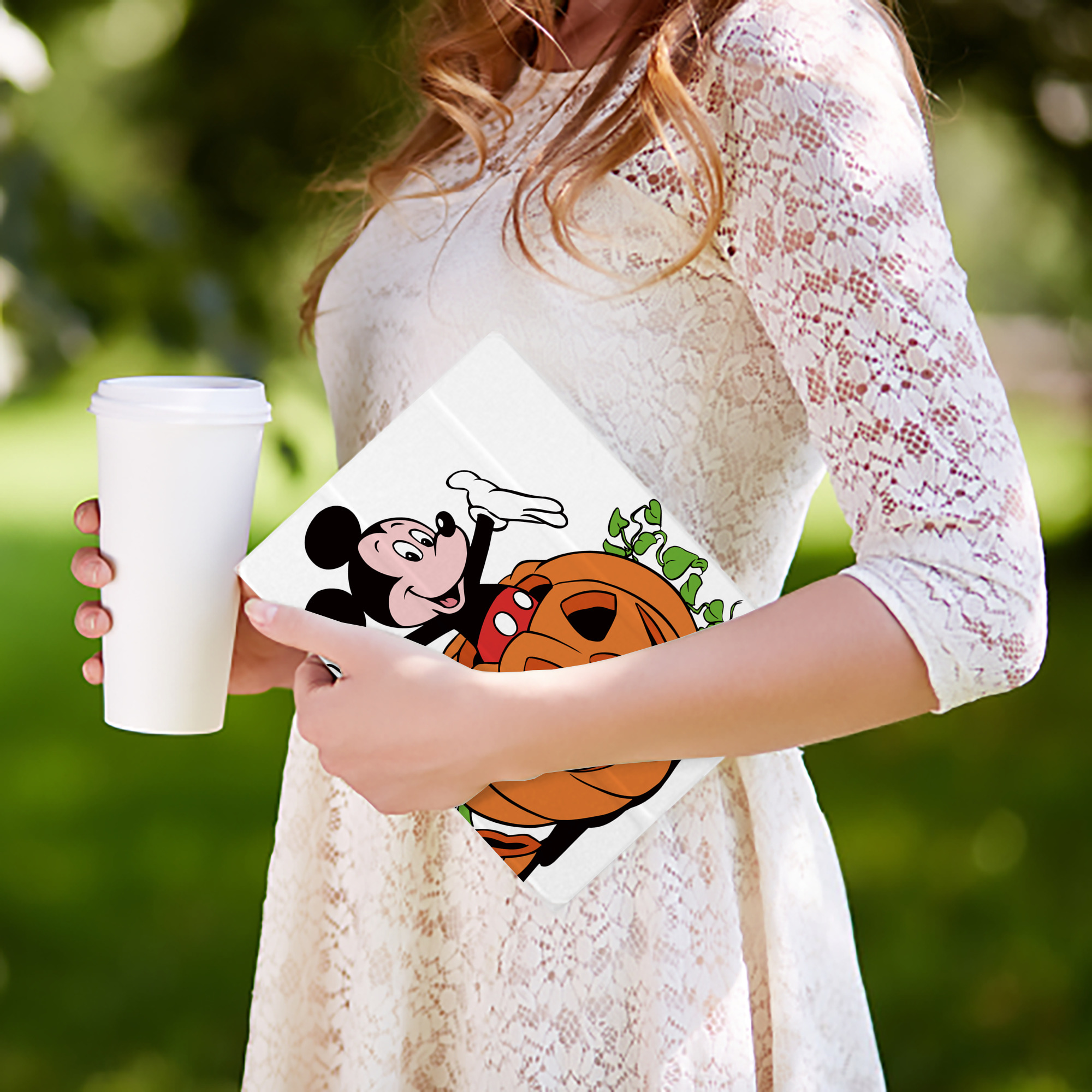 ミッキーマウス Mickey Mouse IPad ケース ペン収納付き 三つ折りスタンド PUレザー×シリコン 対応機種9.5/10.5/10.9インチ