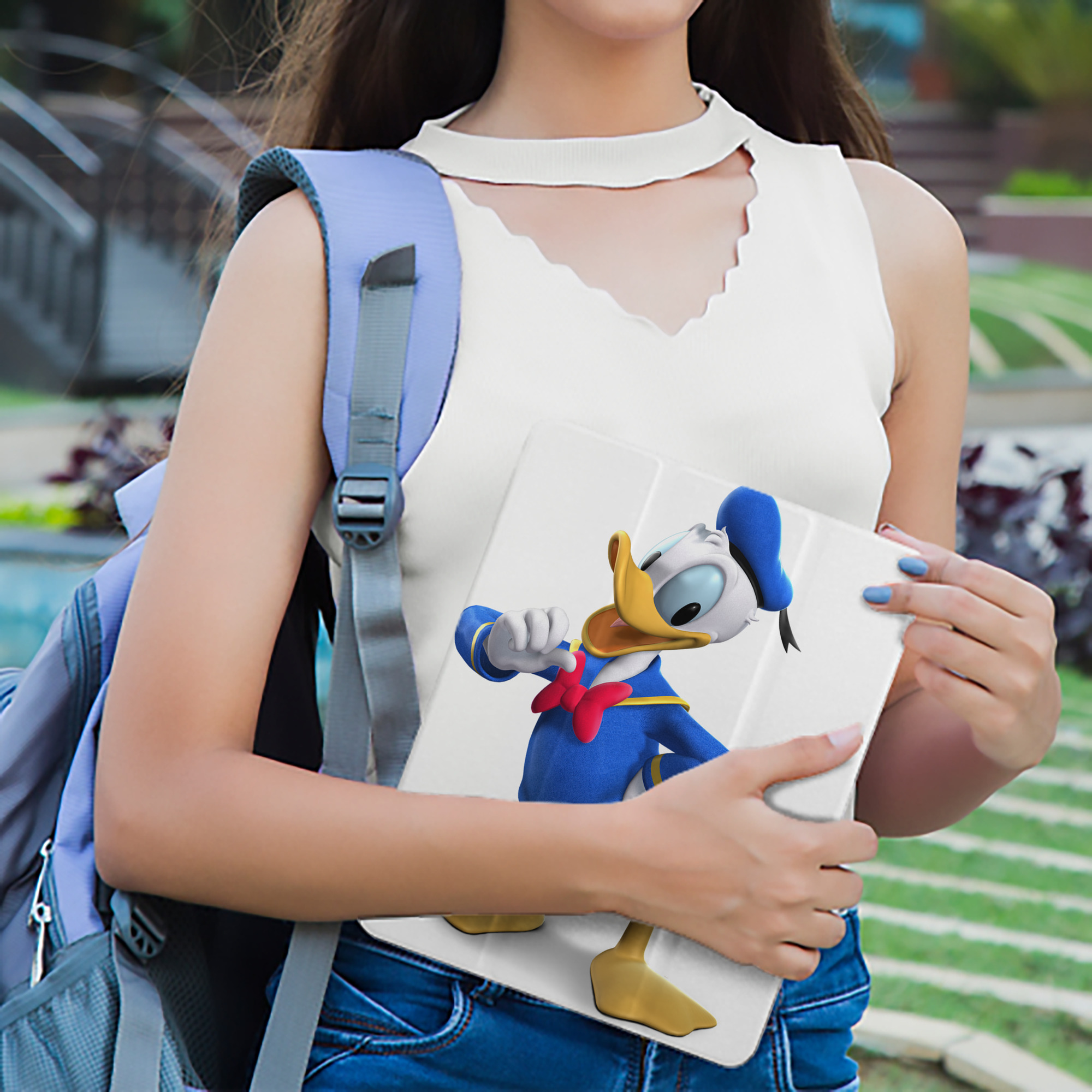 ミッキーマウス Mickey Mouse IPad ケース ペン収納付き 三つ折りスタンド PUレザー×シリコン 対応機種9.5/10.5/10.9インチ