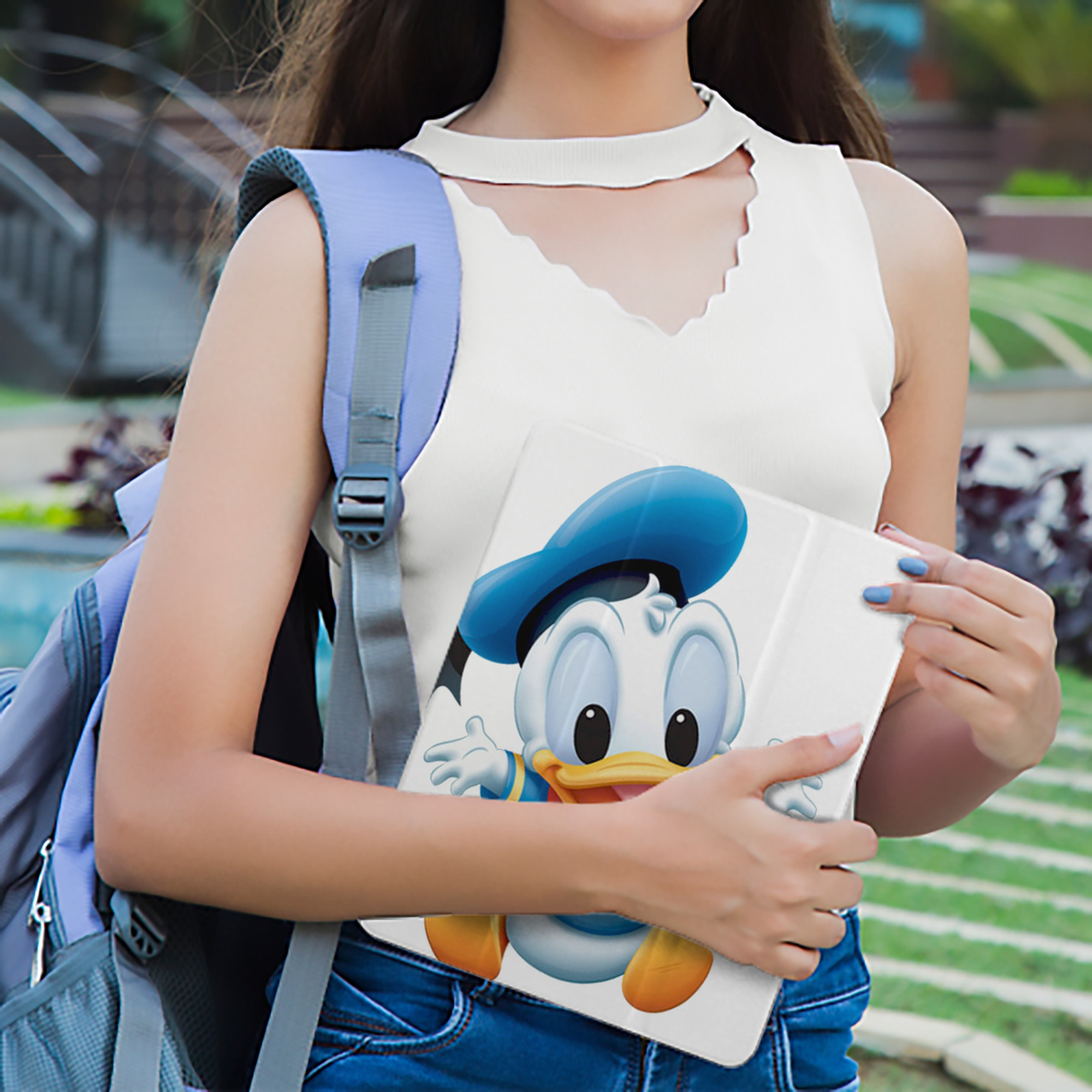 ミッキーマウス Mickey Mouse IPad ケース ペン収納付き 三つ折りスタンド PUレザー×シリコン 対応機種9.5/10.5/10.9インチ