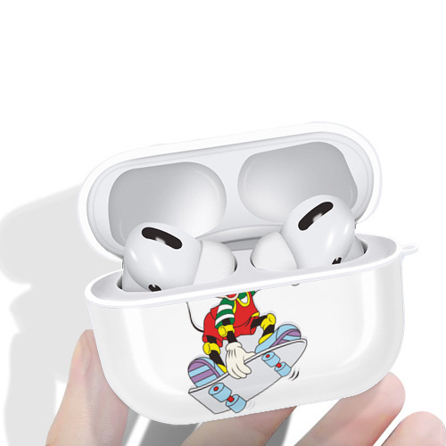 ミッキーマウス Mickey Mouse 【AirPods Pro用】ハードシェル保護ケース 耐衝撃・防指紋・カラビナ付き商品仕様