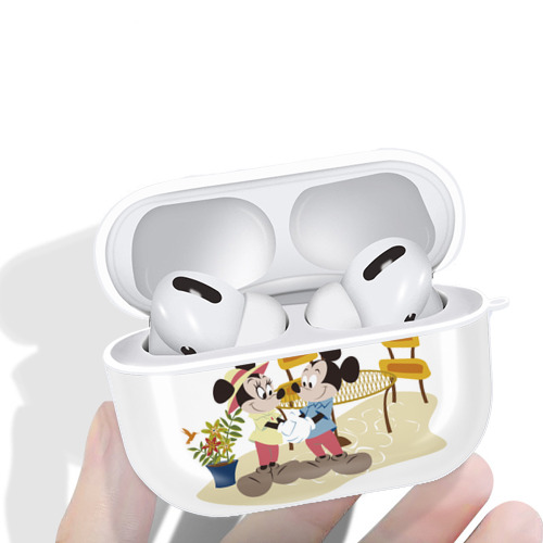 ミッキーマウス Mickey Mouse 【AirPods Pro用】ハードシェル保護ケース 耐衝撃・防指紋・カラビナ付き商品仕様