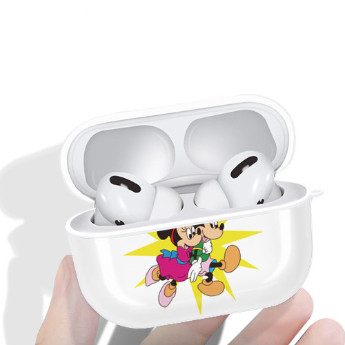 ミッキーマウス Mickey Mouse 【AirPods Pro用】ハードシェル保護ケース 耐衝撃・防指紋・カラビナ付き商品仕様