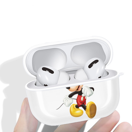 ミッキーマウス Mickey Mouse 【AirPods Pro用】ハードシェル保護ケース 耐衝撃・防指紋・カラビナ付き商品仕様