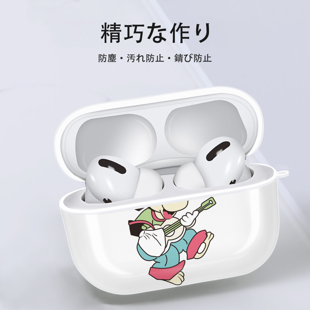 ミッキーマウス Mickey Mouse 【AirPods Pro用】ハードシェル保護ケース 耐衝撃・防指紋・カラビナ付き商品仕様