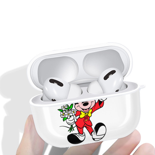 ミッキーマウス Mickey Mouse 【AirPods Pro用】ハードシェル保護ケース 耐衝撃・防指紋・カラビナ付き商品仕様