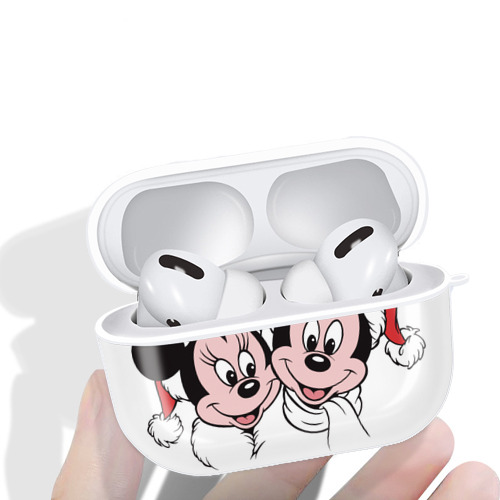 ミッキーマウス Mickey Mouse 【AirPods Pro用】ハードシェル保護ケース 耐衝撃・防指紋・カラビナ付き商品仕様