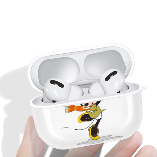 ミッキーマウス Mickey Mouse 【AirPods Pro用】ハードシェル保護ケース 耐衝撃・防指紋・カラビナ付き商品仕様