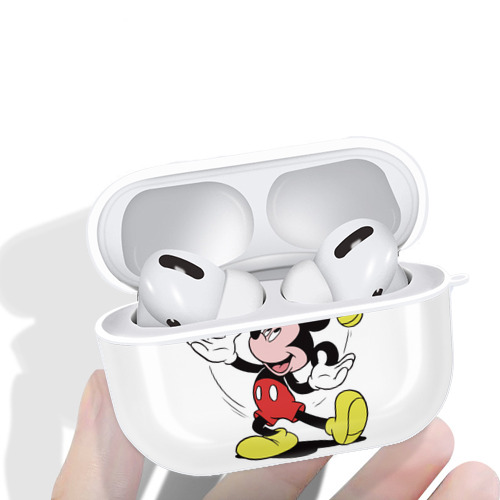 ミッキーマウス Mickey Mouse 【AirPods Pro用】ハードシェル保護ケース 耐衝撃・防指紋・カラビナ付き商品仕様