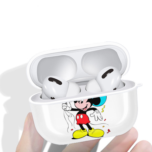 ミッキーマウス Mickey Mouse 【AirPods Pro用】ハードシェル保護ケース 耐衝撃・防指紋・カラビナ付き商品仕様