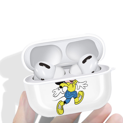 ミッキーマウス Mickey Mouse 【AirPods Pro用】ハードシェル保護ケース 耐衝撃・防指紋・カラビナ付き商品仕様