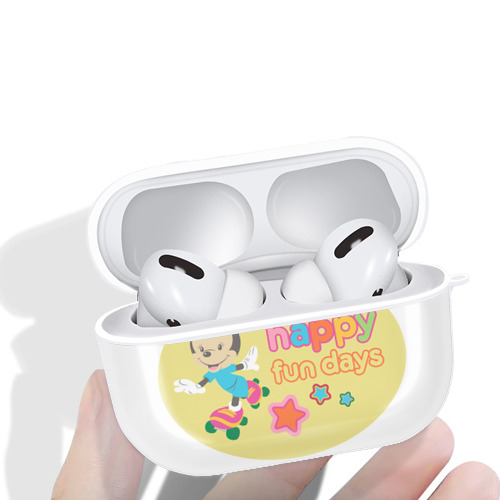 ミッキーマウス Mickey Mouse 【AirPods Pro用】ハードシェル保護ケース 耐衝撃・防指紋・カラビナ付き商品仕様