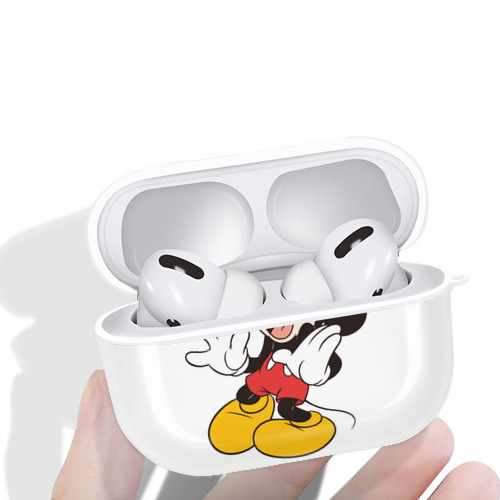 ミッキーマウス Mickey Mouse 【AirPods Pro用】ハードシェル保護ケース 耐衝撃・防指紋・カラビナ付き商品仕様