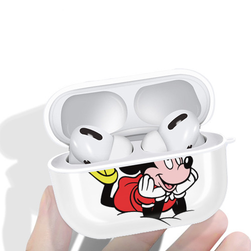 ミッキーマウス Mickey Mouse 【AirPods Pro用】ハードシェル保護ケース 耐衝撃・防指紋・カラビナ付き商品仕様
