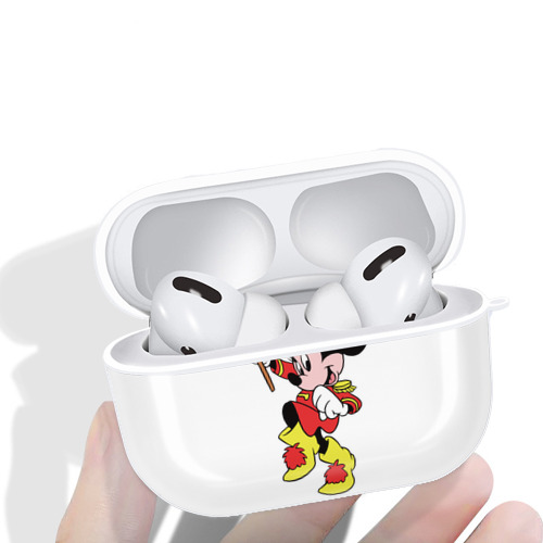 ミッキーマウス Mickey Mouse 【AirPods Pro用】ハードシェル保護ケース 耐衝撃・防指紋・カラビナ付き商品仕様