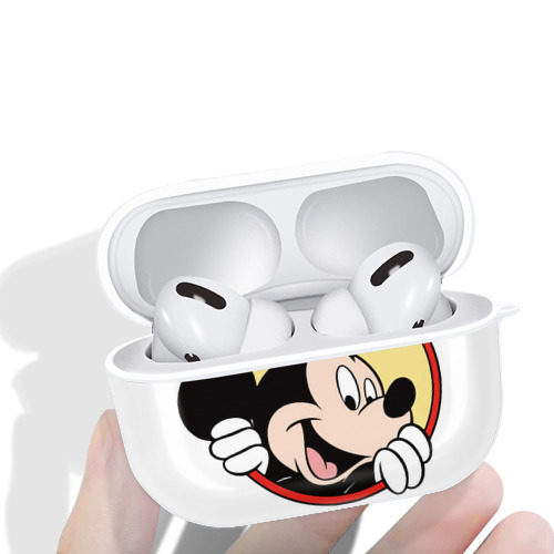 ミッキーマウス Mickey Mouse 【AirPods Pro用】ハードシェル保護ケース 耐衝撃・防指紋・カラビナ付き商品仕様