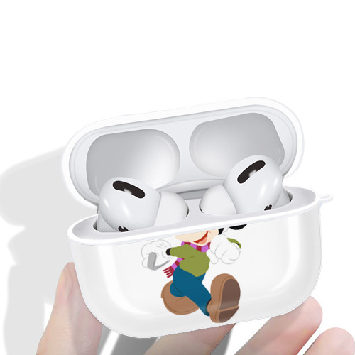 ミッキーマウス Mickey Mouse 【AirPods Pro用】ハードシェル保護ケース 耐衝撃・防指紋・カラビナ付き商品仕様