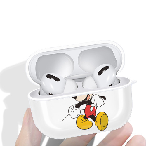 ミッキーマウス Mickey Mouse 【AirPods Pro用】ハードシェル保護ケース 耐衝撃・防指紋・カラビナ付き商品仕様