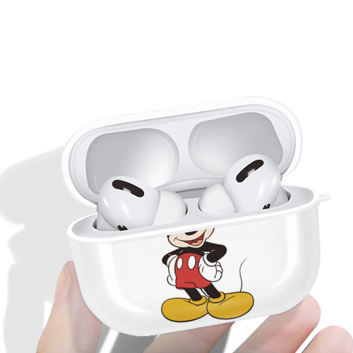 ミッキーマウス Mickey Mouse 【AirPods Pro用】ハードシェル保護ケース 耐衝撃・防指紋・カラビナ付き商品仕様