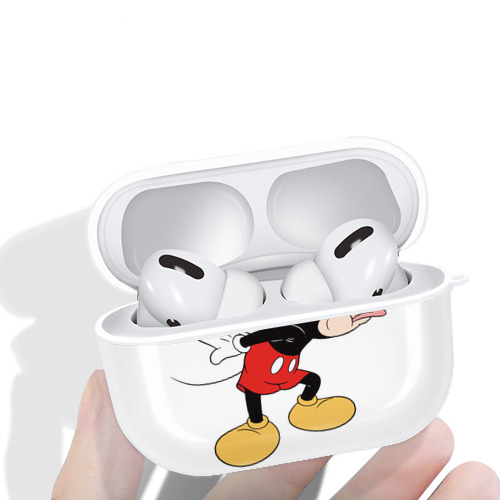 ミッキーマウス Mickey Mouse 【AirPods Pro用】ハードシェル保護ケース 耐衝撃・防指紋・カラビナ付き商品仕様
