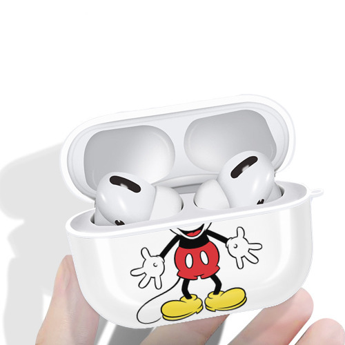 ミッキーマウス Mickey Mouse 【AirPods Pro用】ハードシェル保護ケース 耐衝撃・防指紋・カラビナ付き商品仕様