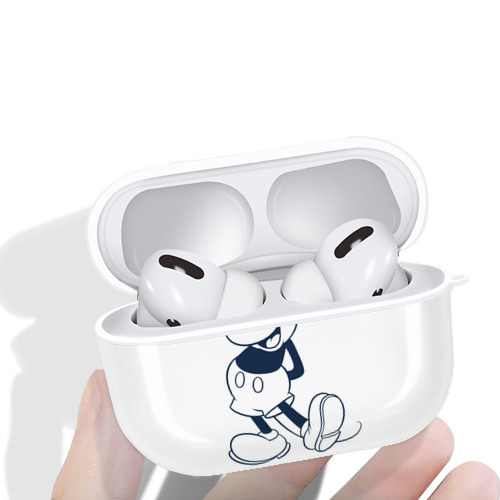 ミッキーマウス Mickey Mouse 【AirPods Pro用】ハードシェル保護ケース 耐衝撃・防指紋・カラビナ付き商品仕様