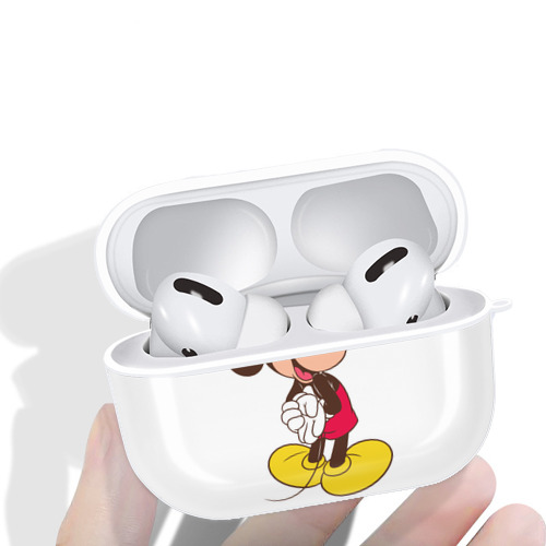 ミッキーマウス Mickey Mouse 【AirPods Pro用】ハードシェル保護ケース 耐衝撃・防指紋・カラビナ付き商品仕様