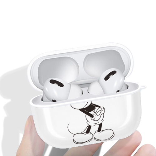 ミッキーマウス Mickey Mouse 【AirPods Pro用】ハードシェル保護ケース 耐衝撃・防指紋・カラビナ付き商品仕様