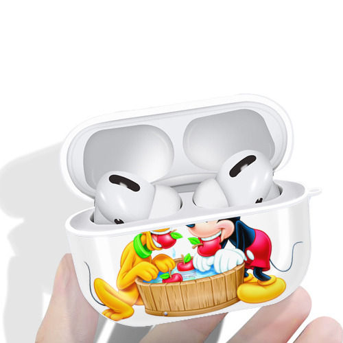 ミッキーマウス Mickey Mouse 【AirPods Pro用】ハードシェル保護ケース 耐衝撃・防指紋・カラビナ付き商品仕様