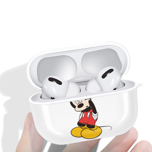 ミッキーマウス Mickey Mouse 【AirPods Pro用】ハードシェル保護ケース 耐衝撃・防指紋・カラビナ付き商品仕様
