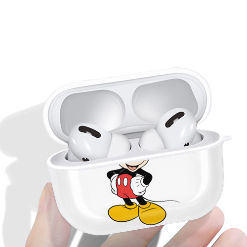 ミッキーマウス Mickey Mouse 【AirPods Pro用】ハードシェル保護ケース 耐衝撃・防指紋・カラビナ付き商品仕様