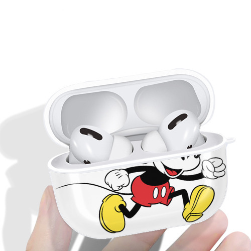 ミッキーマウス Mickey Mouse 【AirPods Pro用】ハードシェル保護ケース 耐衝撃・防指紋・カラビナ付き商品仕様