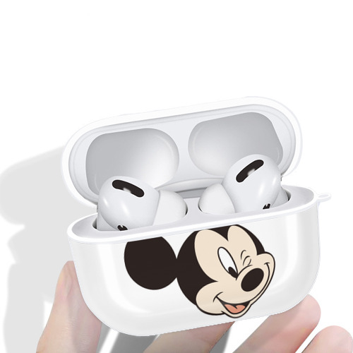 ミッキーマウス Mickey Mouse 【AirPods Pro用】ハードシェル保護ケース 耐衝撃・防指紋・カラビナ付き商品仕様