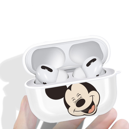 ミッキーマウス Mickey Mouse 【AirPods Pro用】ハードシェル保護ケース 耐衝撃・防指紋・カラビナ付き商品仕様