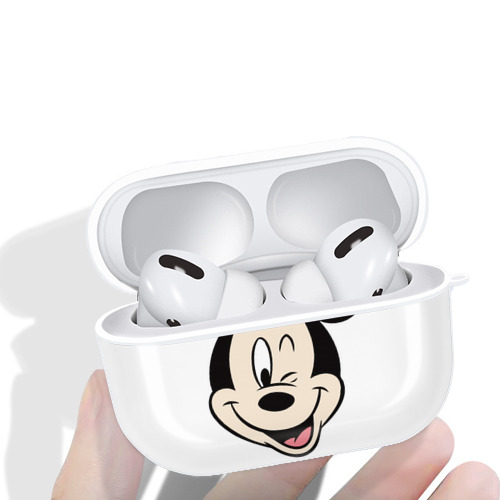 ミッキーマウス Mickey Mouse 【AirPods Pro用】ハードシェル保護ケース 耐衝撃・防指紋・カラビナ付き商品仕様