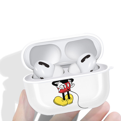 ミッキーマウス Mickey Mouse 【AirPods Pro用】ハードシェル保護ケース 耐衝撃・防指紋・カラビナ付き商品仕様