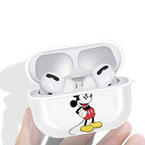 ミッキーマウス Mickey Mouse 【AirPods Pro用】ハードシェル保護ケース 耐衝撃・防指紋・カラビナ付き商品仕様