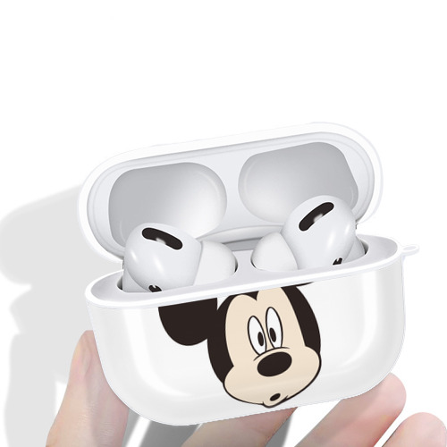 ミッキーマウス Mickey Mouse 【AirPods Pro用】ハードシェル保護ケース 耐衝撃・防指紋・カラビナ付き商品仕様
