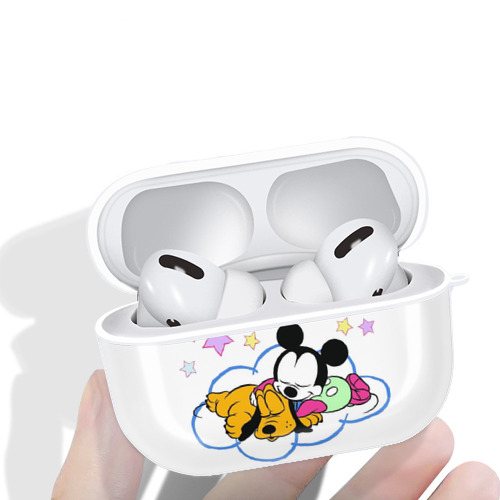 ミッキーマウス Mickey Mouse 【AirPods Pro用】ハードシェル保護ケース 耐衝撃・防指紋・カラビナ付き商品仕様