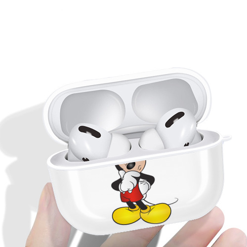 ミッキーマウス Mickey Mouse 【AirPods Pro用】ハードシェル保護ケース 耐衝撃・防指紋・カラビナ付き商品仕様
