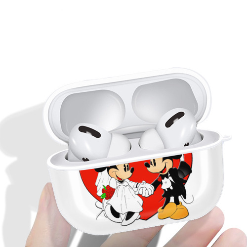 ミッキーマウス Mickey Mouse 【AirPods Pro用】ハードシェル保護ケース 耐衝撃・防指紋・カラビナ付き商品仕様