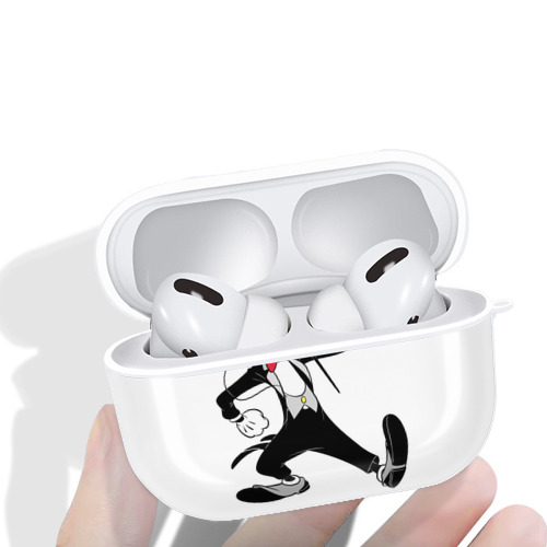 ミッキーマウス Mickey Mouse 【AirPods Pro用】ハードシェル保護ケース 耐衝撃・防指紋・カラビナ付き商品仕様