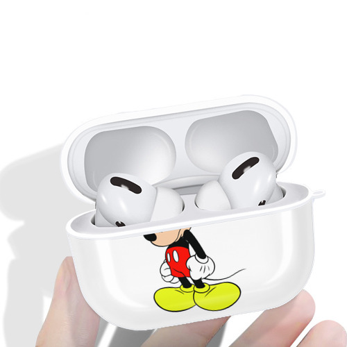 ミッキーマウス Mickey Mouse 【AirPods Pro用】ハードシェル保護ケース 耐衝撃・防指紋・カラビナ付き商品仕様