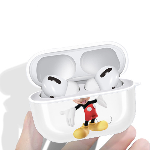 ミッキーマウス Mickey Mouse 【AirPods Pro用】ハードシェル保護ケース 耐衝撃・防指紋・カラビナ付き商品仕様