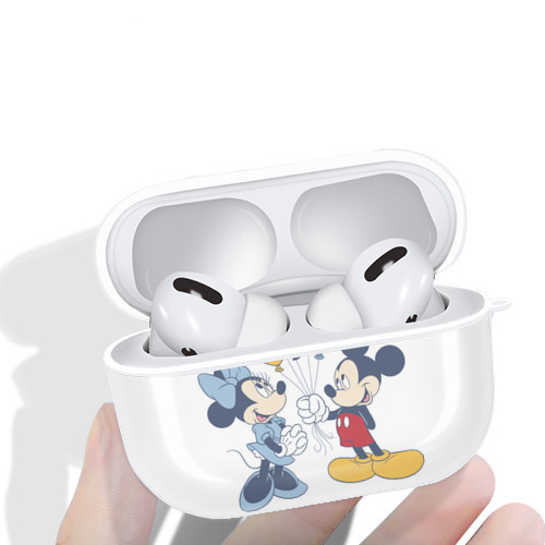 ミッキーマウス Mickey Mouse 【AirPods Pro用】ハードシェル保護ケース 耐衝撃・防指紋・カラビナ付き商品仕様