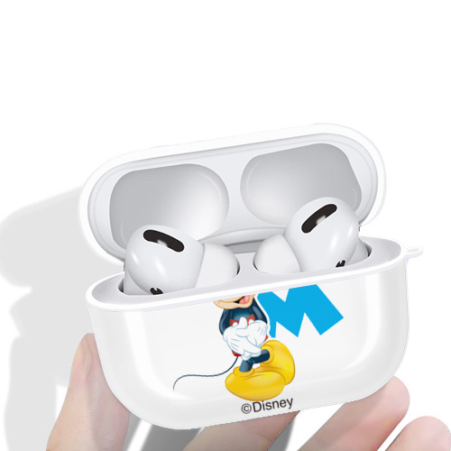 ミッキーマウス Mickey Mouse 【AirPods Pro用】ハードシェル保護ケース 耐衝撃・防指紋・カラビナ付き商品仕様