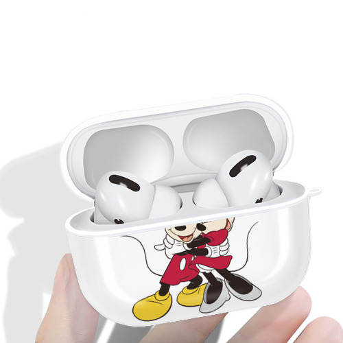 ミッキーマウス Mickey Mouse 【AirPods Pro用】ハードシェル保護ケース 耐衝撃・防指紋・カラビナ付き商品仕様