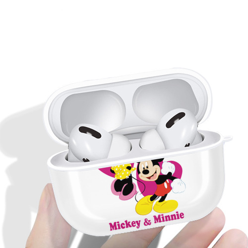 ミッキーマウス Mickey Mouse 【AirPods Pro用】ハードシェル保護ケース 耐衝撃・防指紋・カラビナ付き商品仕様