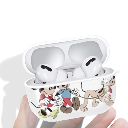 ミッキーマウス Mickey Mouse 【AirPods Pro用】ハードシェル保護ケース 耐衝撃・防指紋・カラビナ付き商品仕様