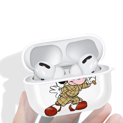 ミッキーマウス Mickey Mouse 【AirPods Pro用】ハードシェル保護ケース 耐衝撃・防指紋・カラビナ付き商品仕様